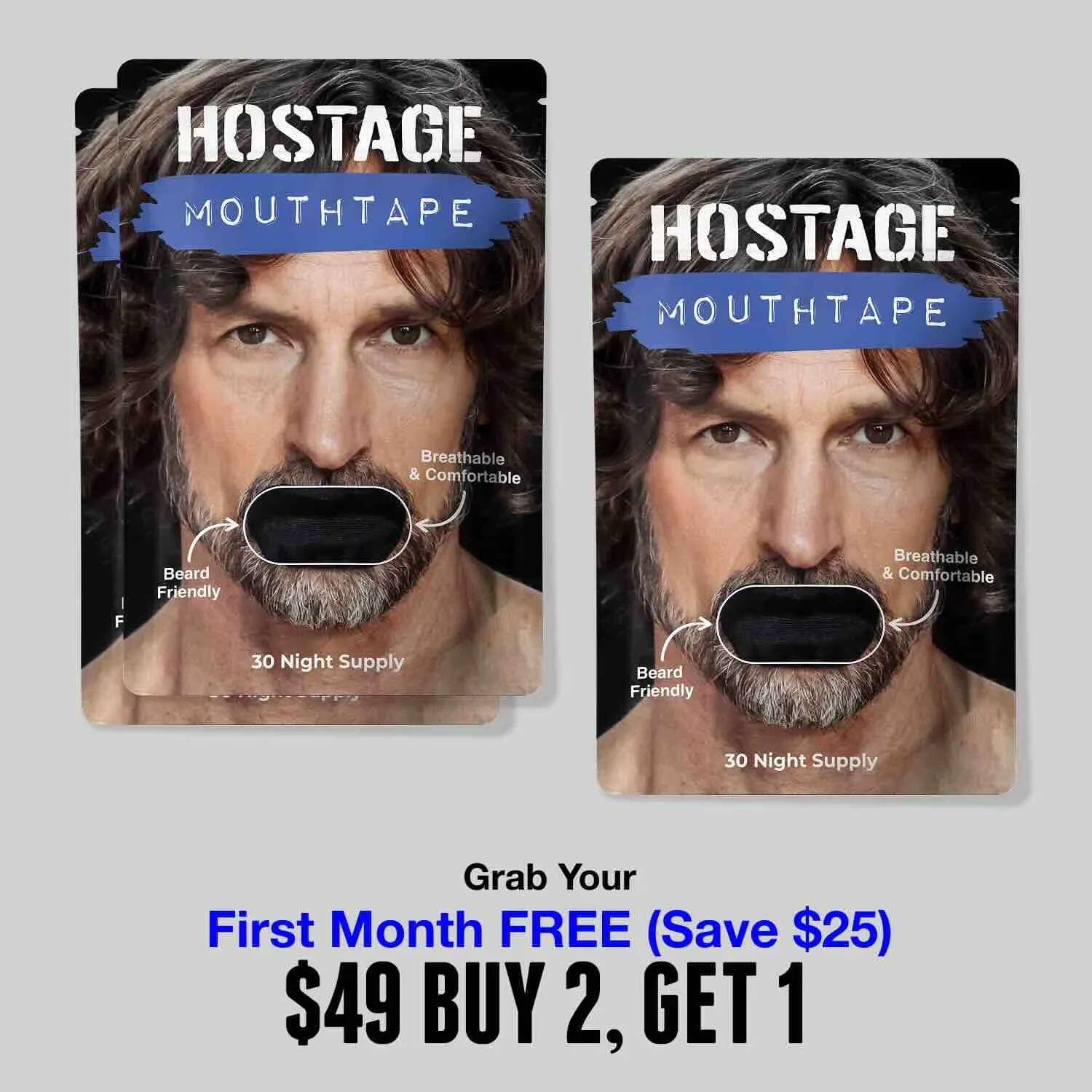 Hostage Mouth Tape - 90 Nights - Buy 2 Get 1 FREE - Starter Pack - FREE Shipping - Image 36