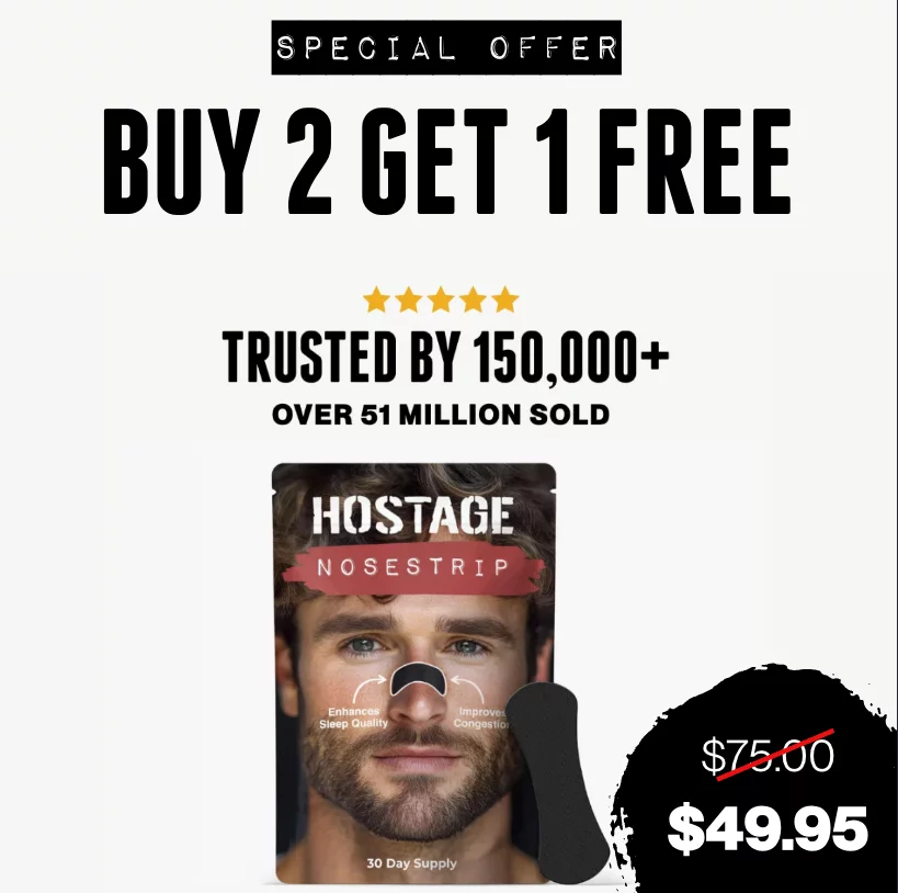 Hostage Nose Strips Buy 2 Get 1 FREE 90 Day - Starter Pack - FREE Shipping - Image 18
