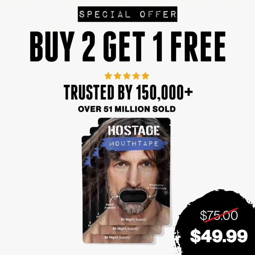 Hostage Mouth Tape - 90 Nights - Buy 2 Get 1 FREE - Starter Pack - FREE Shipping - Image 38