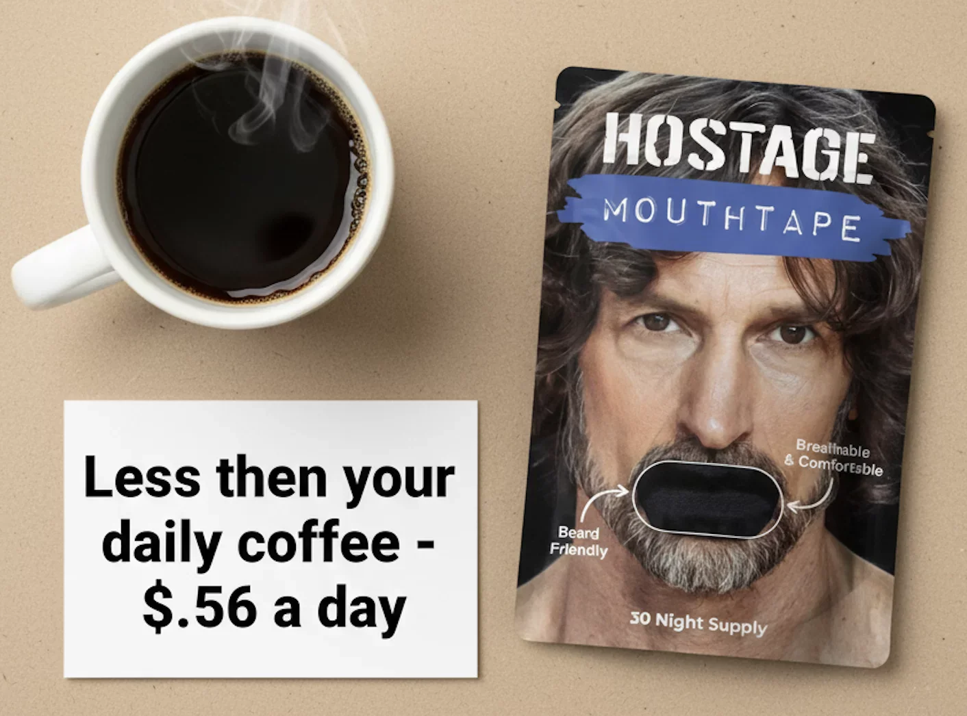 Hostage Mouth Tape - 90 Nights - Buy 2 Get 1 FREE - Starter Pack - FREE Shipping - Image 28