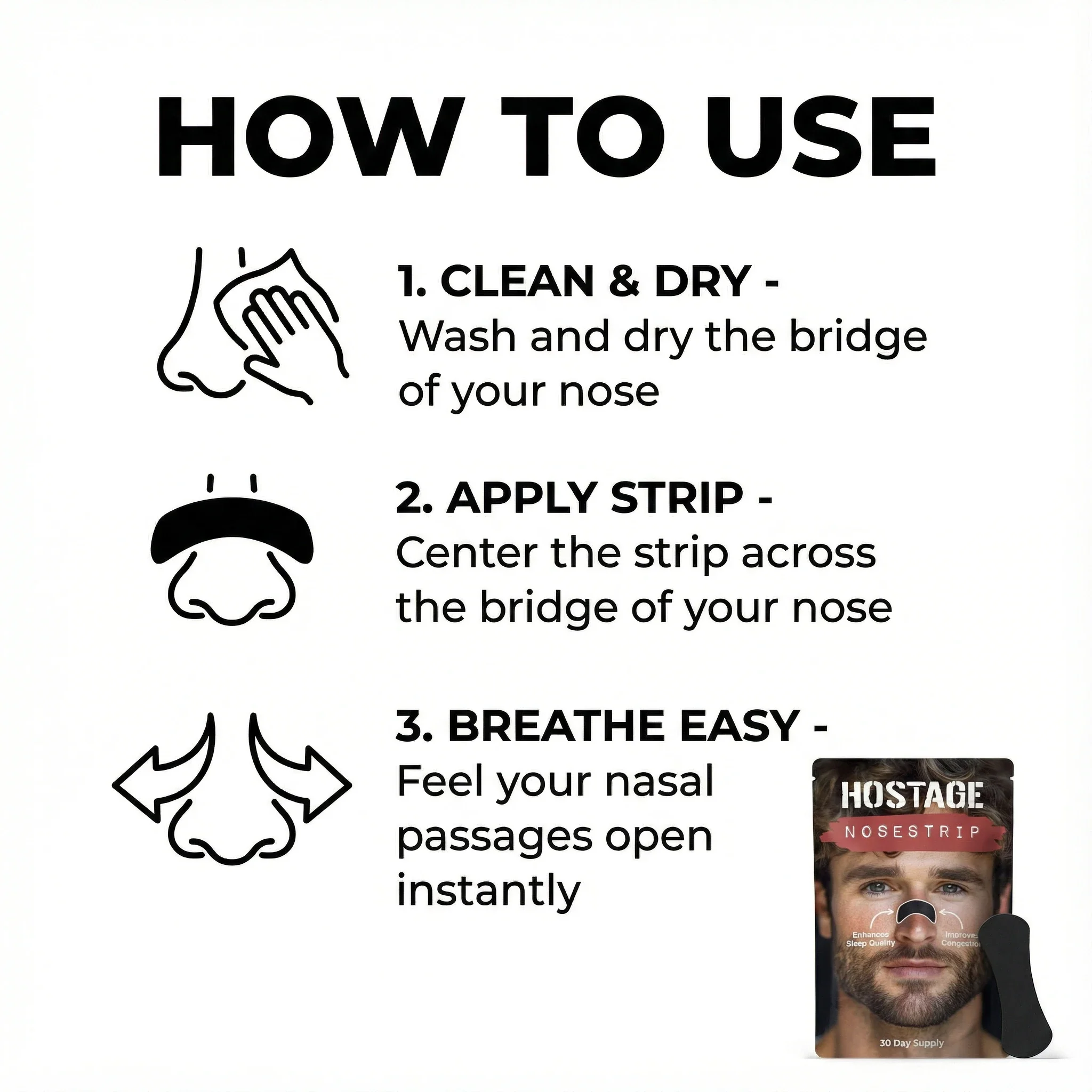 Hostage Nose Strips: 1/3/6/12 Month Supplies - Image 19